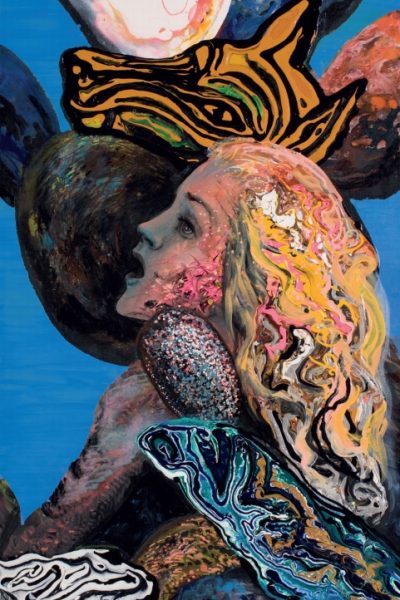 Sedem sestier I.-VII, akryl na plátne, 80x40cm